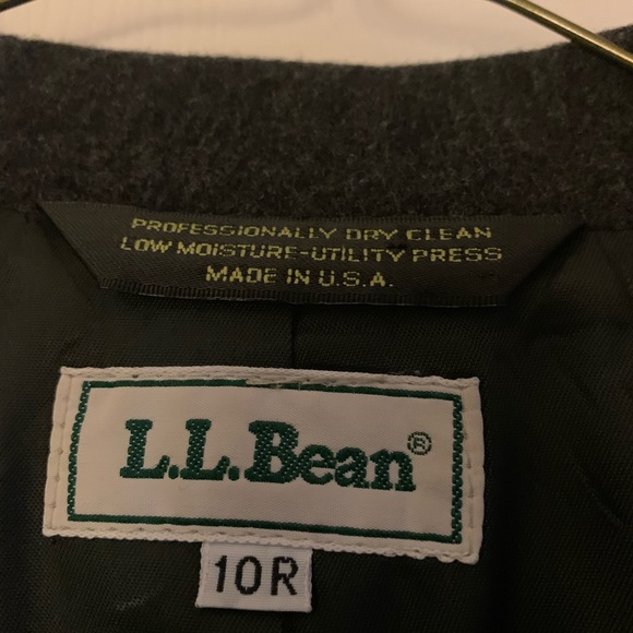 Dark gray wool blazer. - Picture 5 of 5